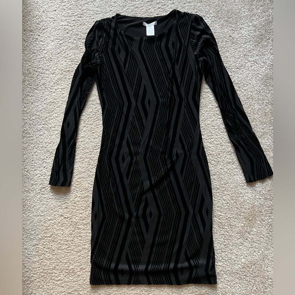 Long sleeve mini dress